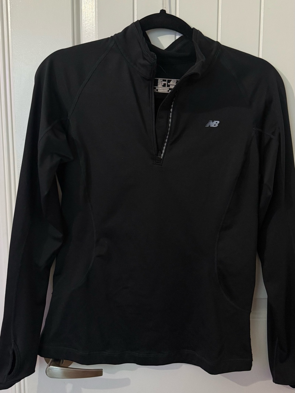 New Balance Women’s Black Half Zip Running Top Size Small
